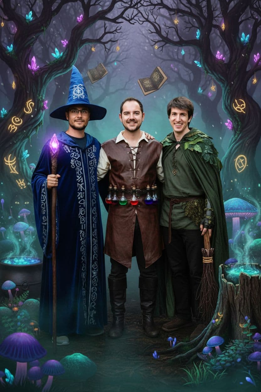 Transformed photo with Halloween effects
